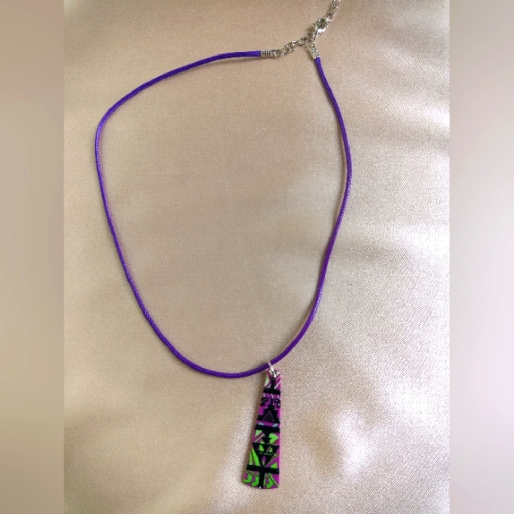Handmade acrylic pendant